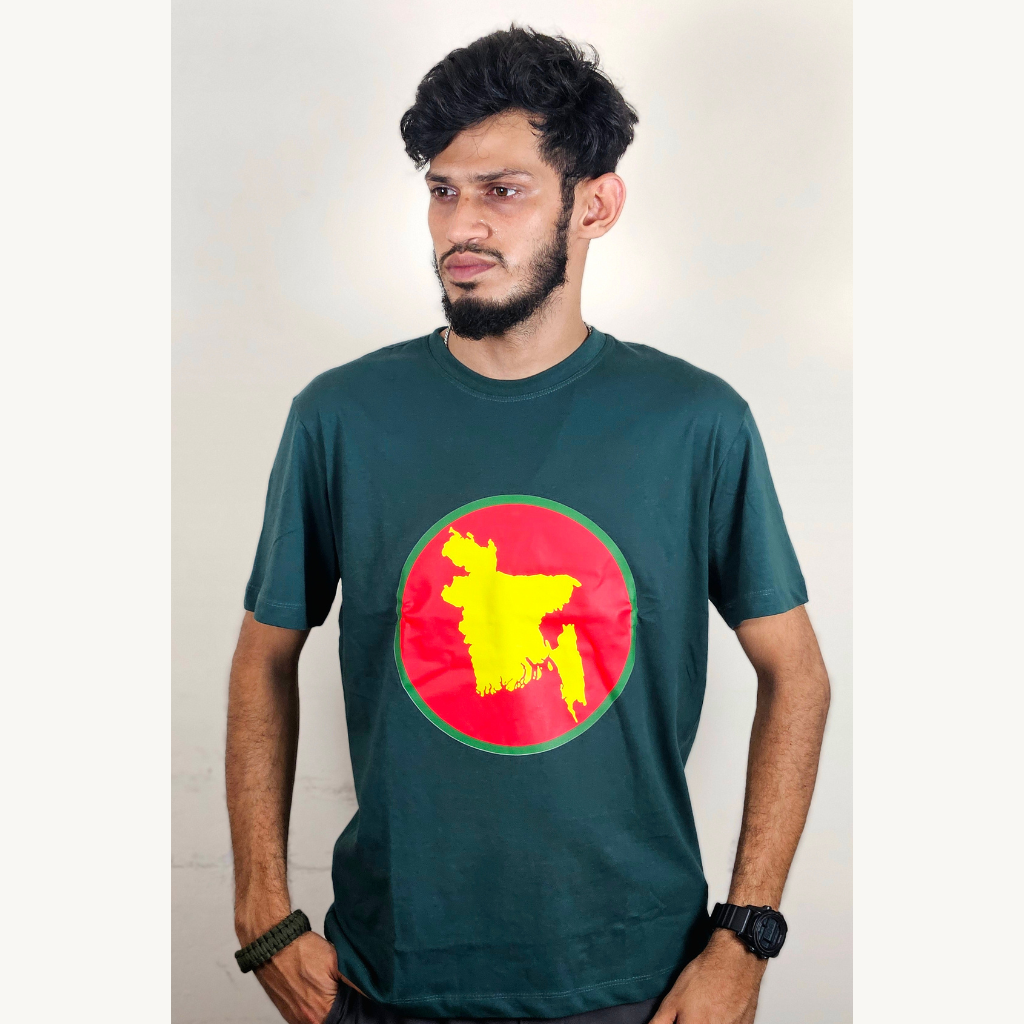 Bangladesh T-Shirt - Jungle Green, 180GSM