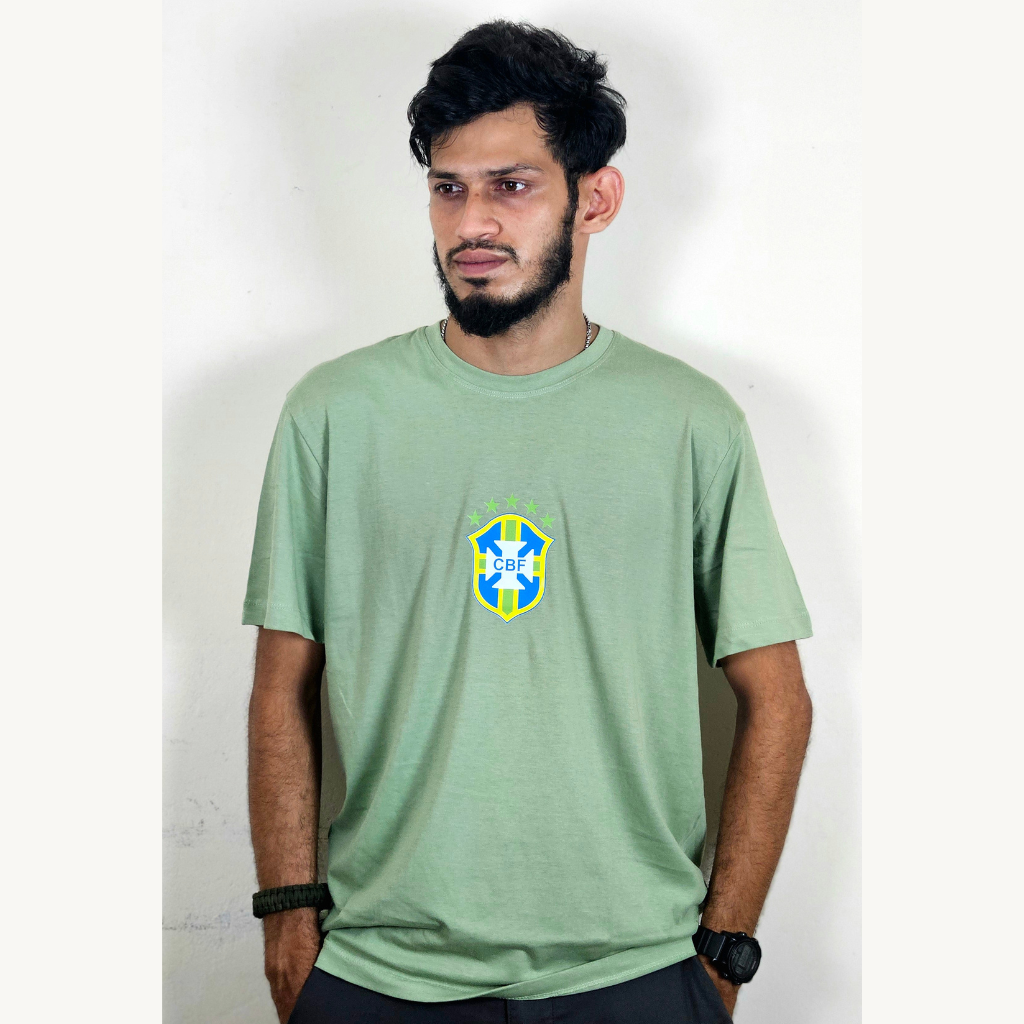 Brazil T-Shirt - Olive, 180GSM