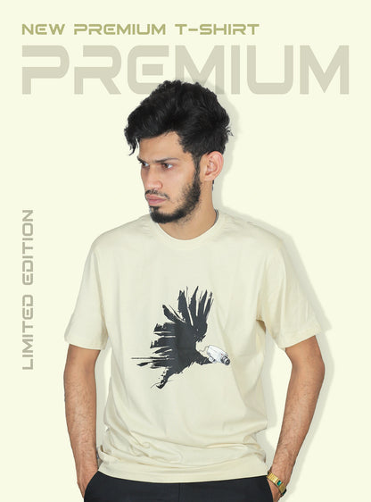 Premium Printed T-Shirts – Beige