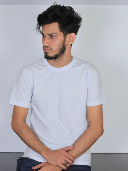 Premium Solid T-Shirt - White