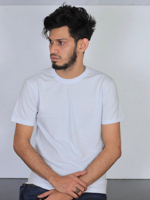 Premium Solid T-Shirt - White