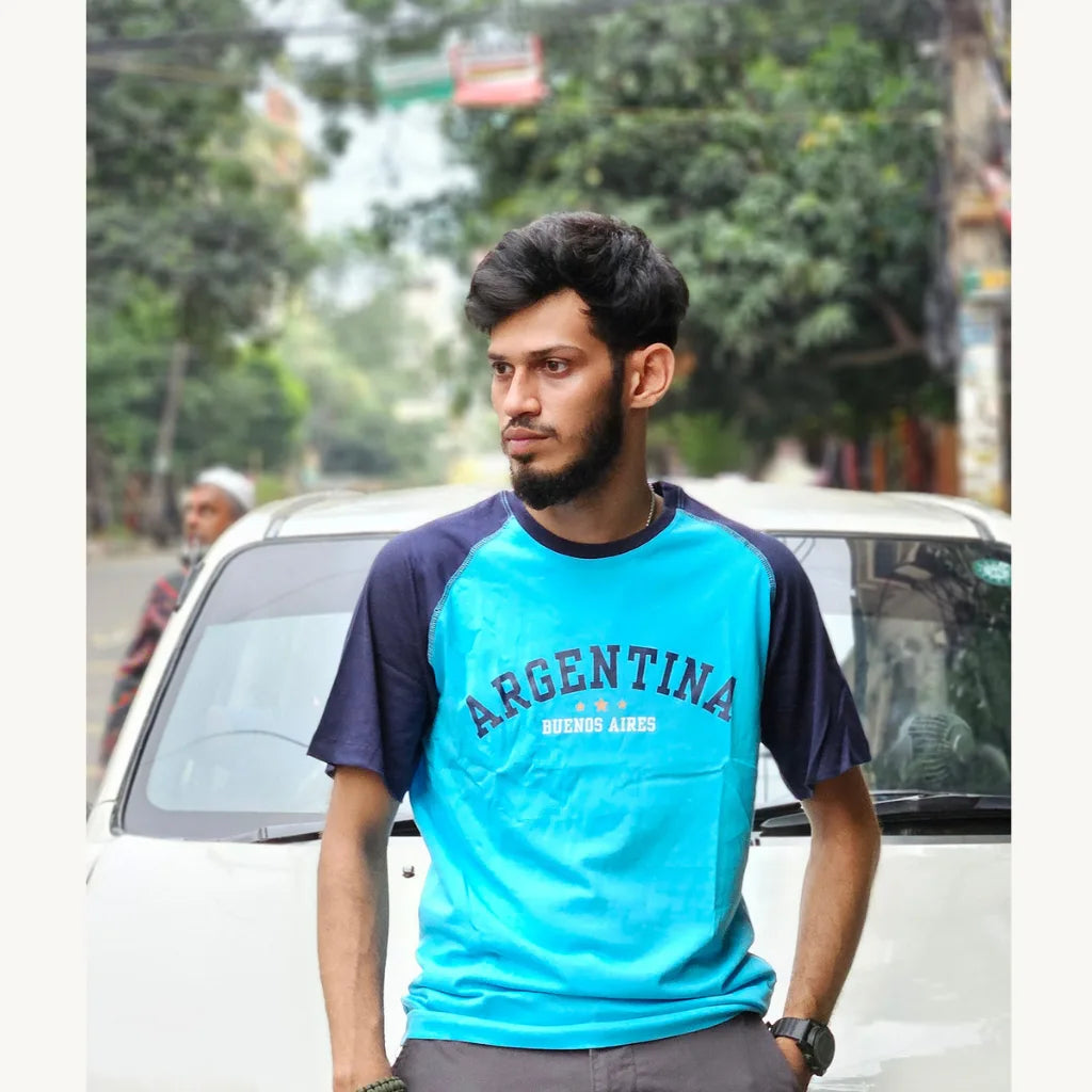 Argentina Single Premium Raglan T-Shirt