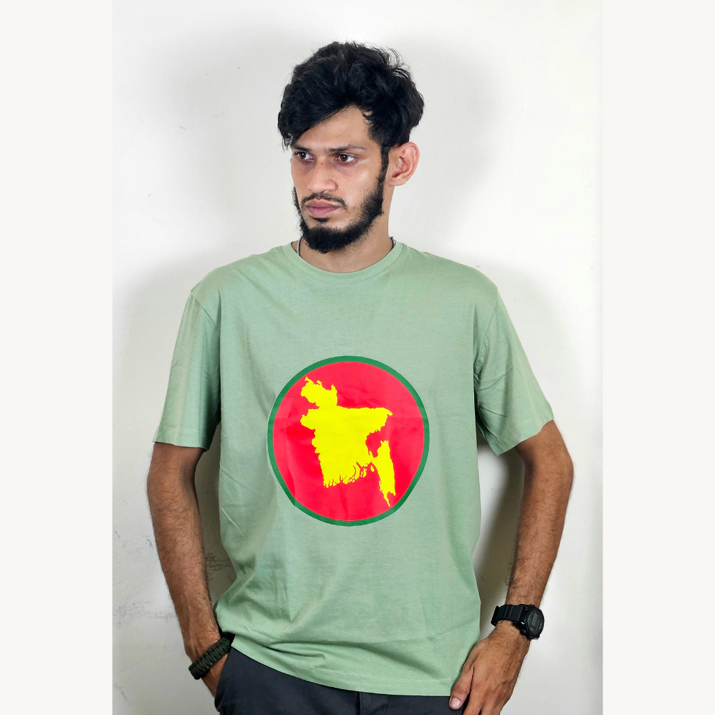 Bangladesh T-Shirt - Olive, 180GSM