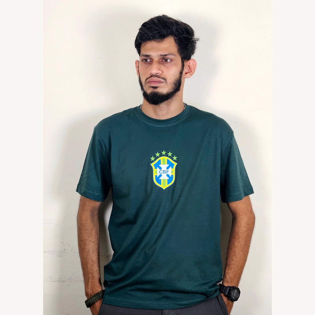 Brazil T-Shirt - Jungle Green, 180GSM