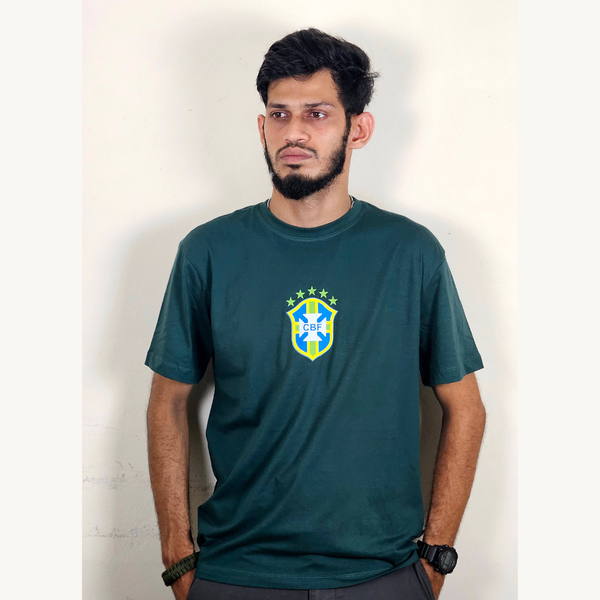 Brazil T-Shirt - Jungle Green, 180GSM