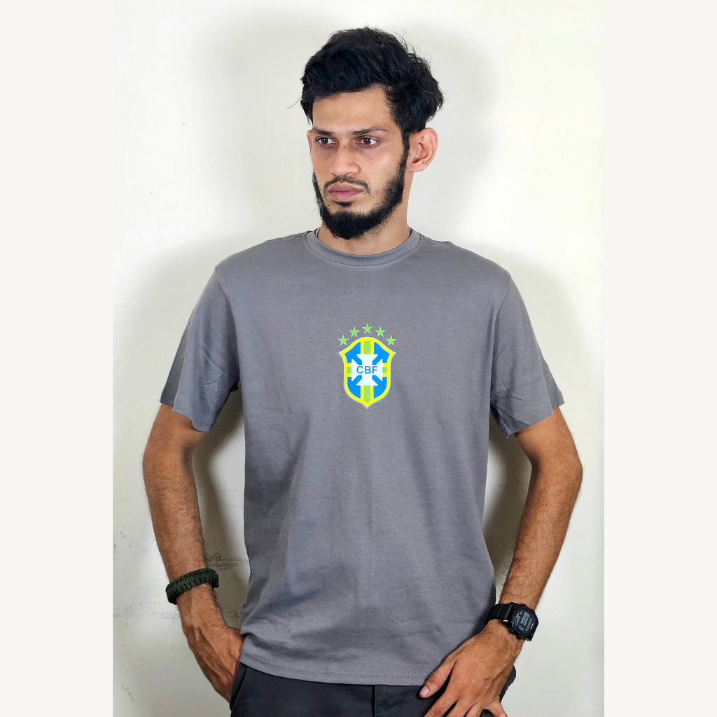 Brazil T-Shirt - Gray, 200GSM