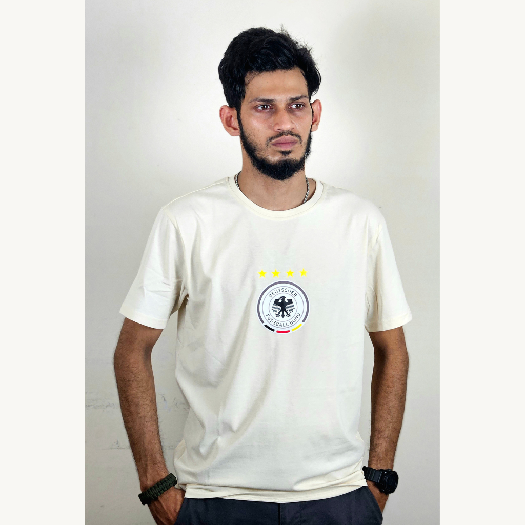 Germany T-Shirt - Beige, 180GSM
