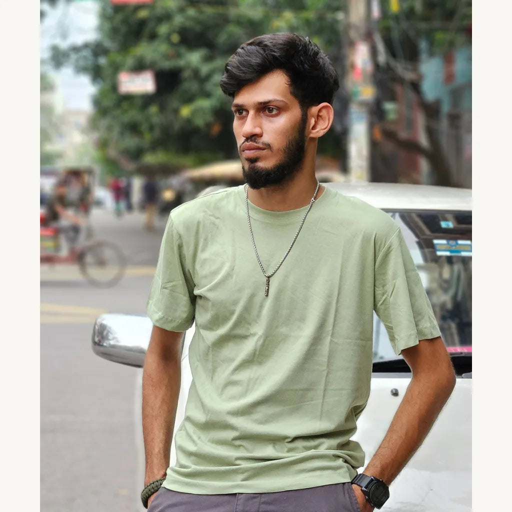 [NEW] Premium Solid T-Shirt - Olive