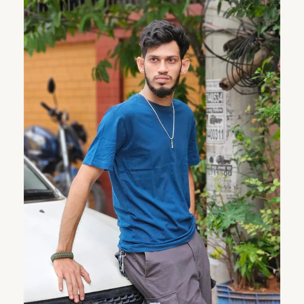 [NEW] Premium Solid T-Shirt - Petrol