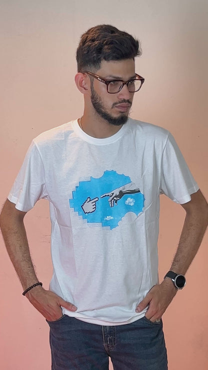 Premium Printed T-Shirts – White