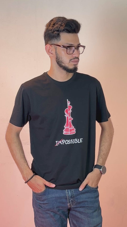 Premium Printed T-Shirts – Black