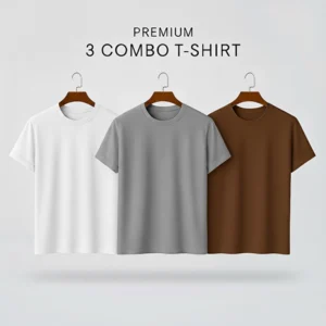 premium half sleeve t shirts white, coffee, black (3 pack) (copy)